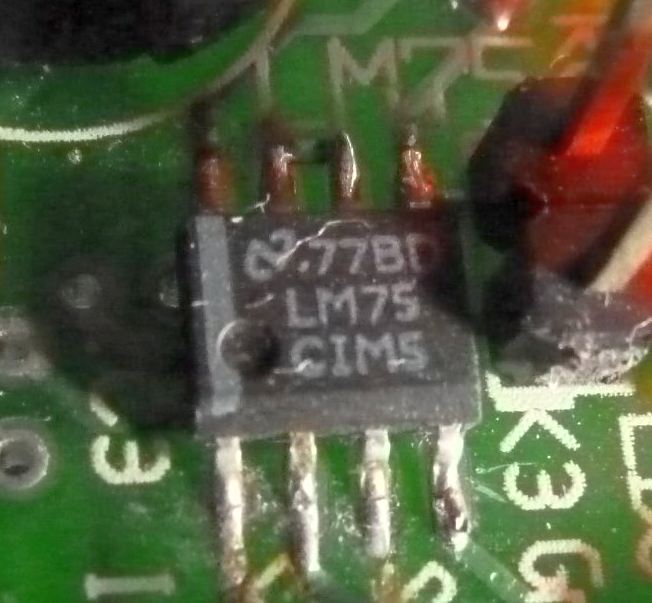 LM75 temperature sensor